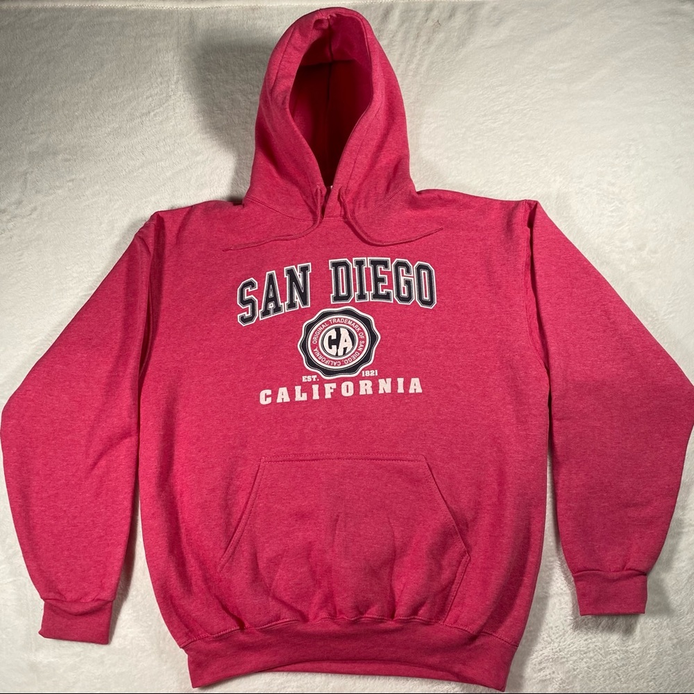NWOT Pink “San Diego California” Hoodie